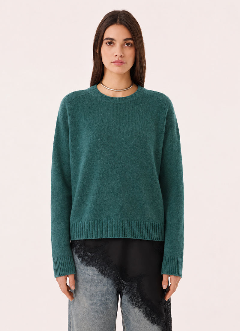 Caroline Cashmere Crewneck Sweater