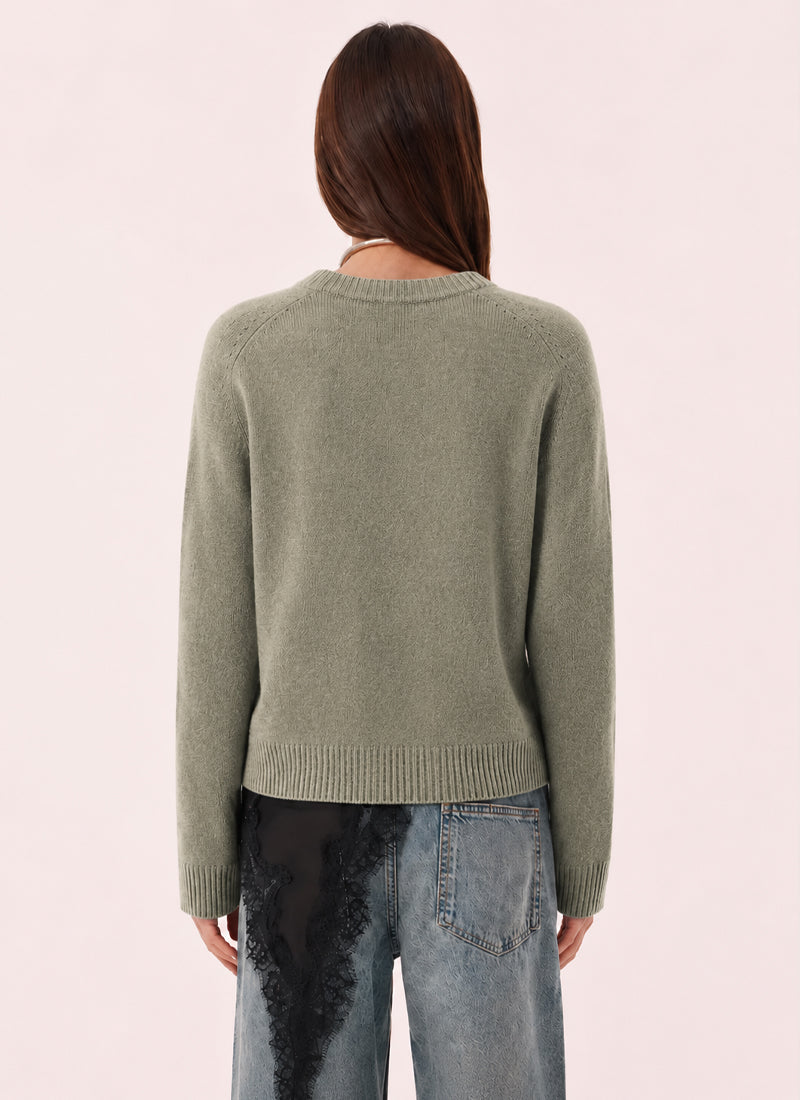Caroline Cashmere Crewneck Sweater