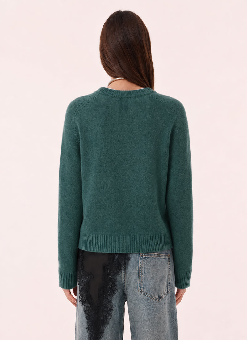 Caroline Cashmere Crewneck Sweater