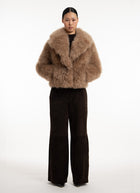 Cashmere Goat Crop Jacket