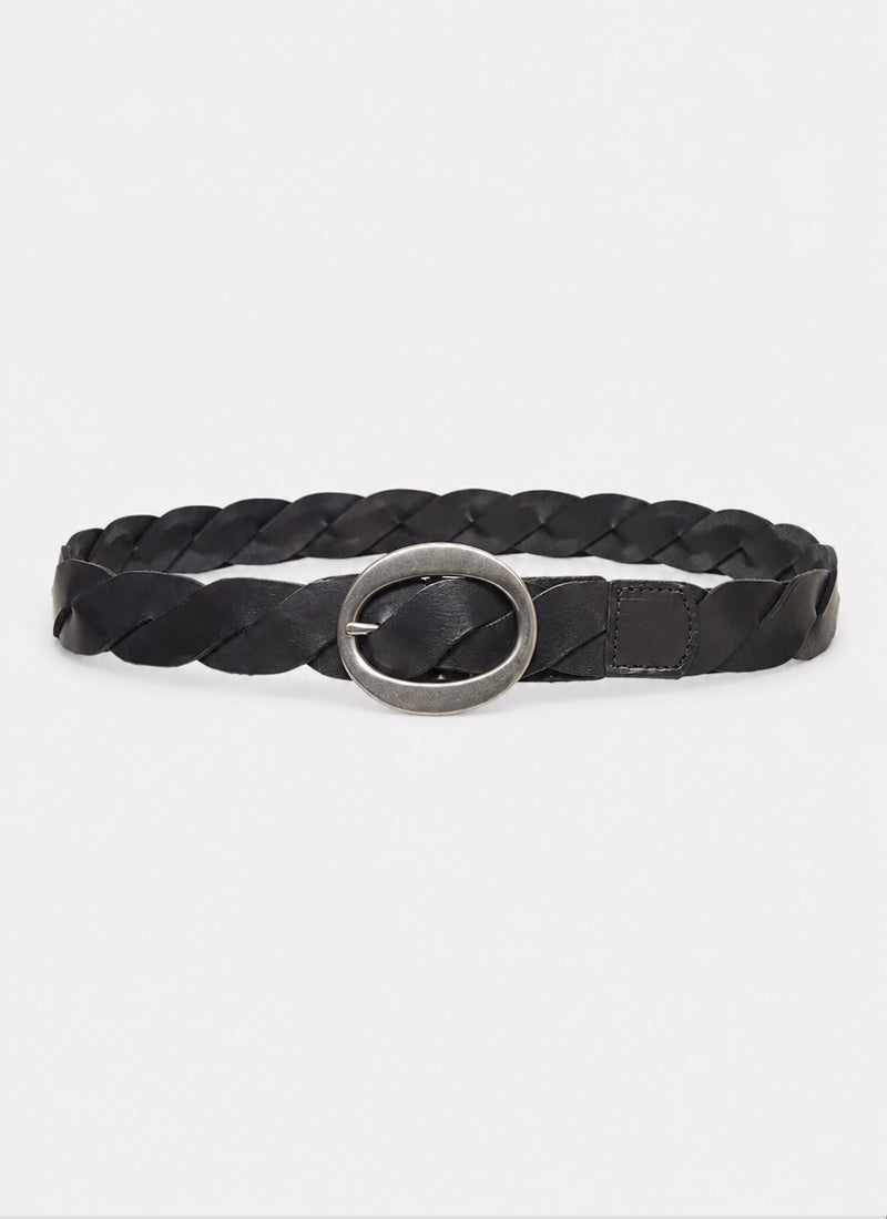 Cate Braided Oval Buckle Belt