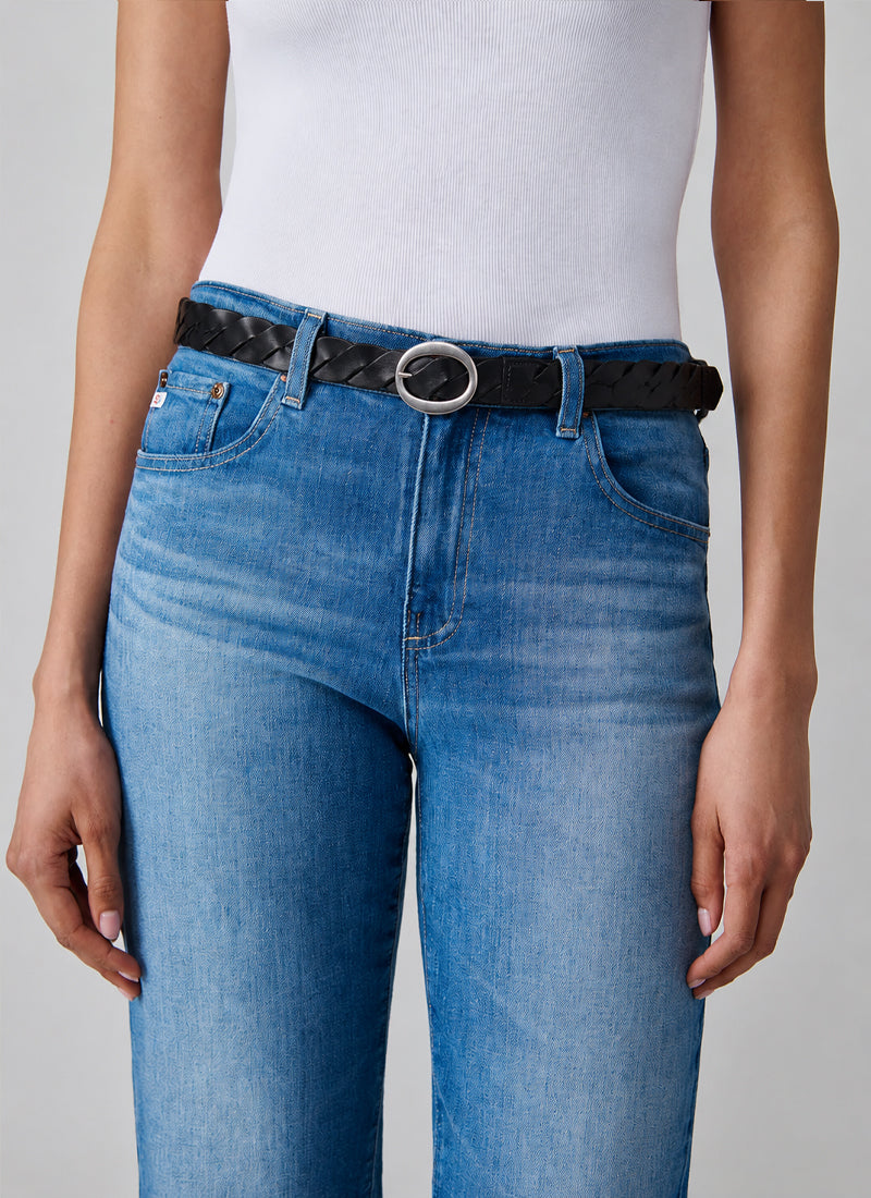 Cate Braided Oval Buckle Belt