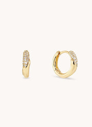 Charlotte Huggie Hoops