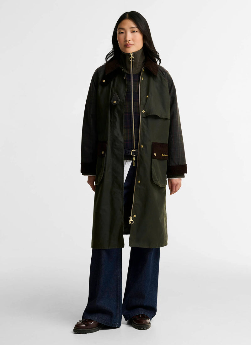 Checked Kirklees Wax Jacket