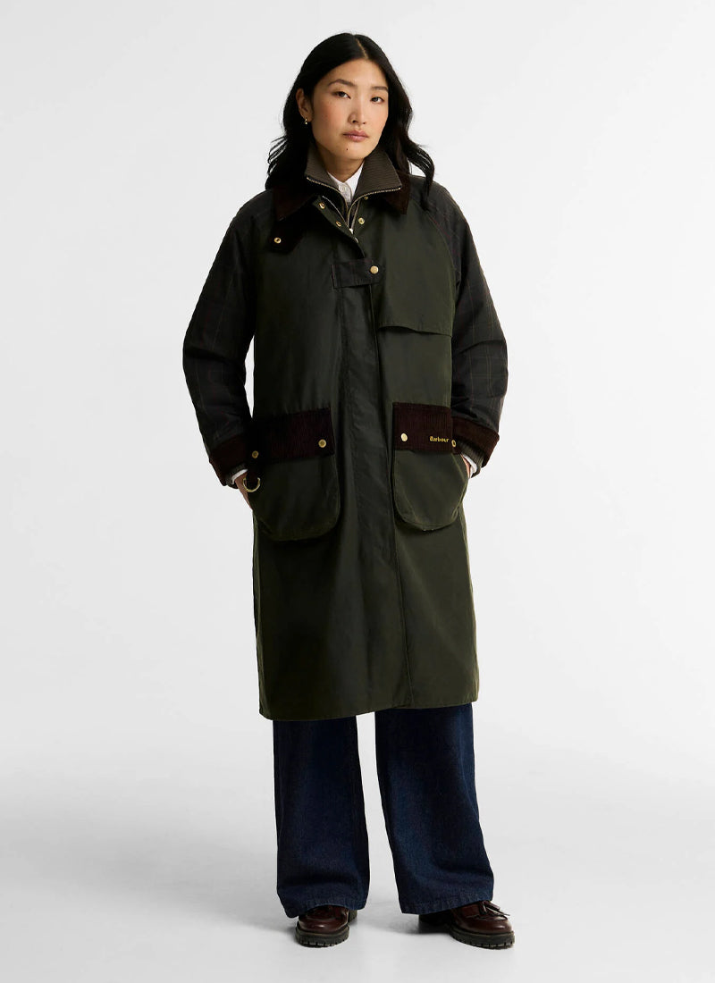 Checked Kirklees Wax Jacket