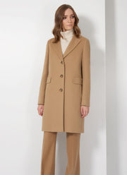 Cashmere Wool Single Breasted Coat