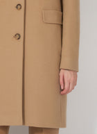 Cashmere Wool Single Breasted Coat