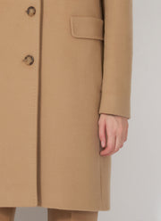 Cashmere Wool Single Breasted Coat