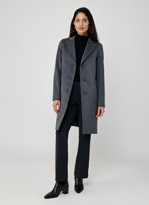 Cinzia Rocca Single Breasted 3 Button Coat