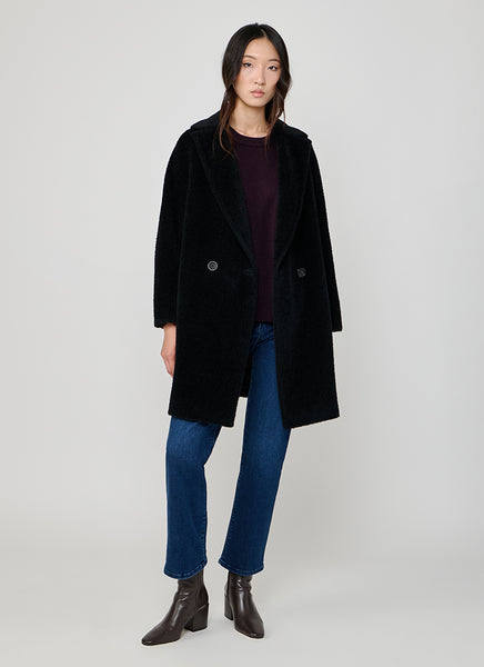 Alpaca Double Breasted Coat by Cinzia Rocca | Andrews