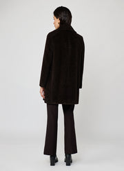 Cinzia Rocca Alpaca Single Breasted Coat