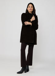 Cinzia Rocca Alpaca Single Breasted Coat