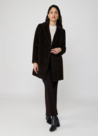 Cinzia Rocca Alpaca Single Breasted Coat