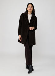 Cinzia Rocca Alpaca Single Breasted Coat