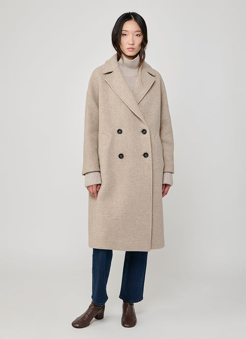  Plaid Double Breasted Coat by Cinzia Rocca at Andrews 