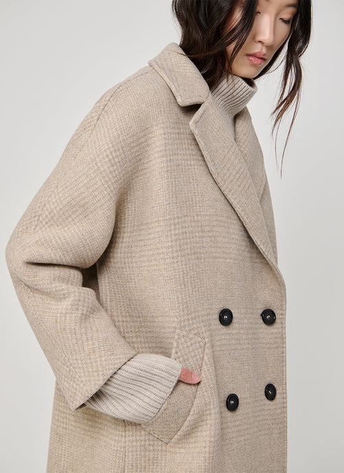  Plaid Double Breasted Coat by Cinzia Rocca at Andrews 