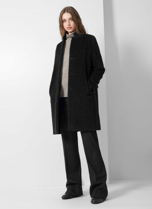 Alpaca Double-Breasted Coat