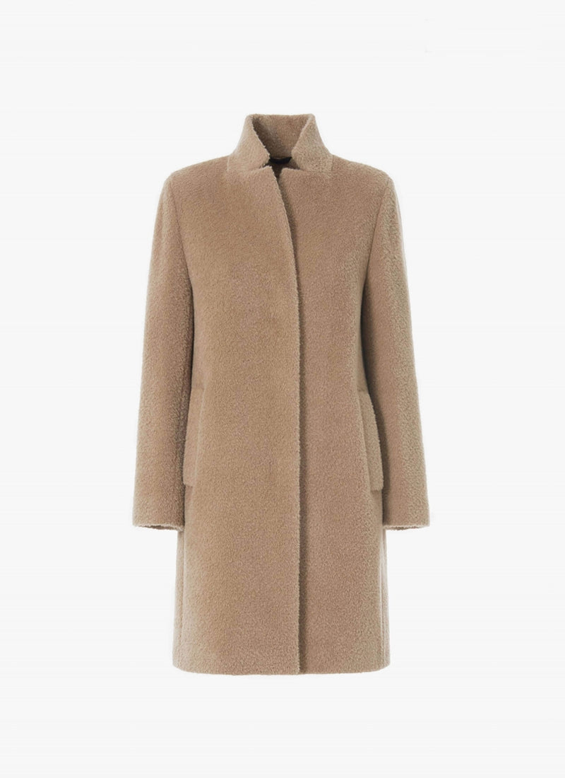 Alpaca Notch Collar Coat by Cinzia Rocca at Andrews