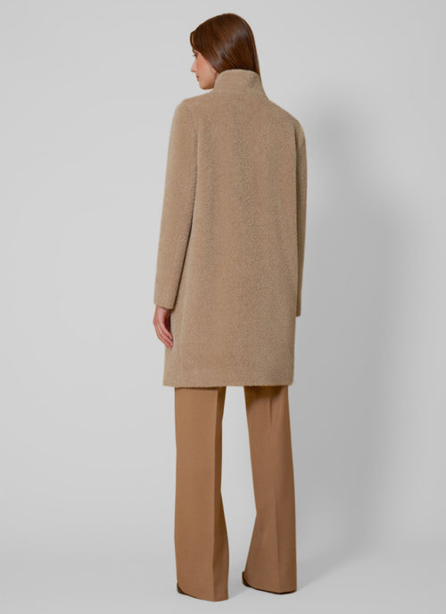Alpaca Notch Collar Coat by Cinzia Rocca at Andrews