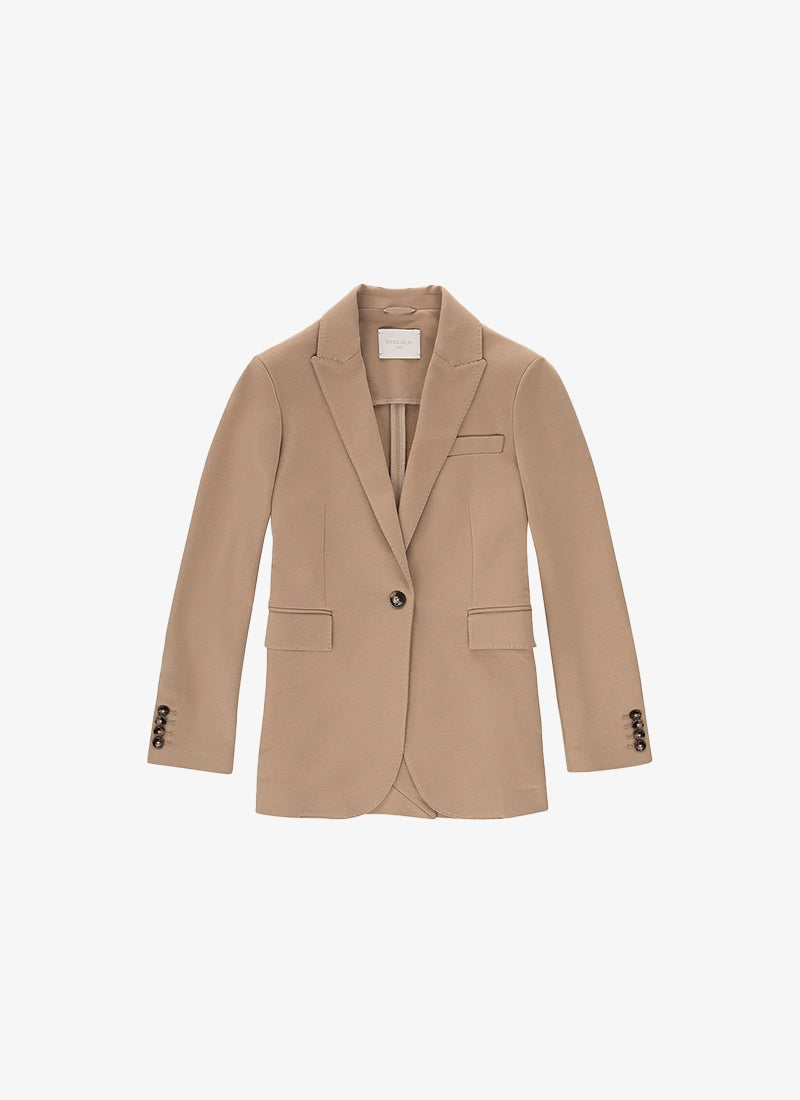 Circolo 1901 Fleece Boy 1 Button Blazer