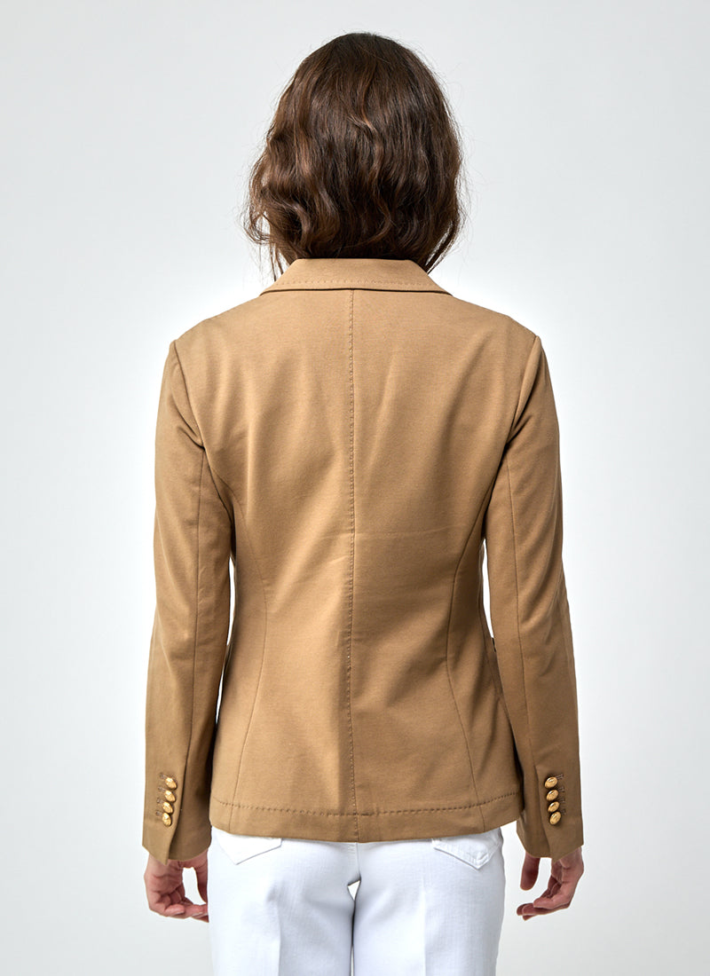 Giacca Cotton Felpa Slim Fit Blazer