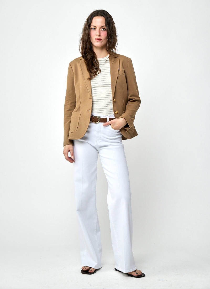 Giacca Cotton Felpa Slim Fit Blazer