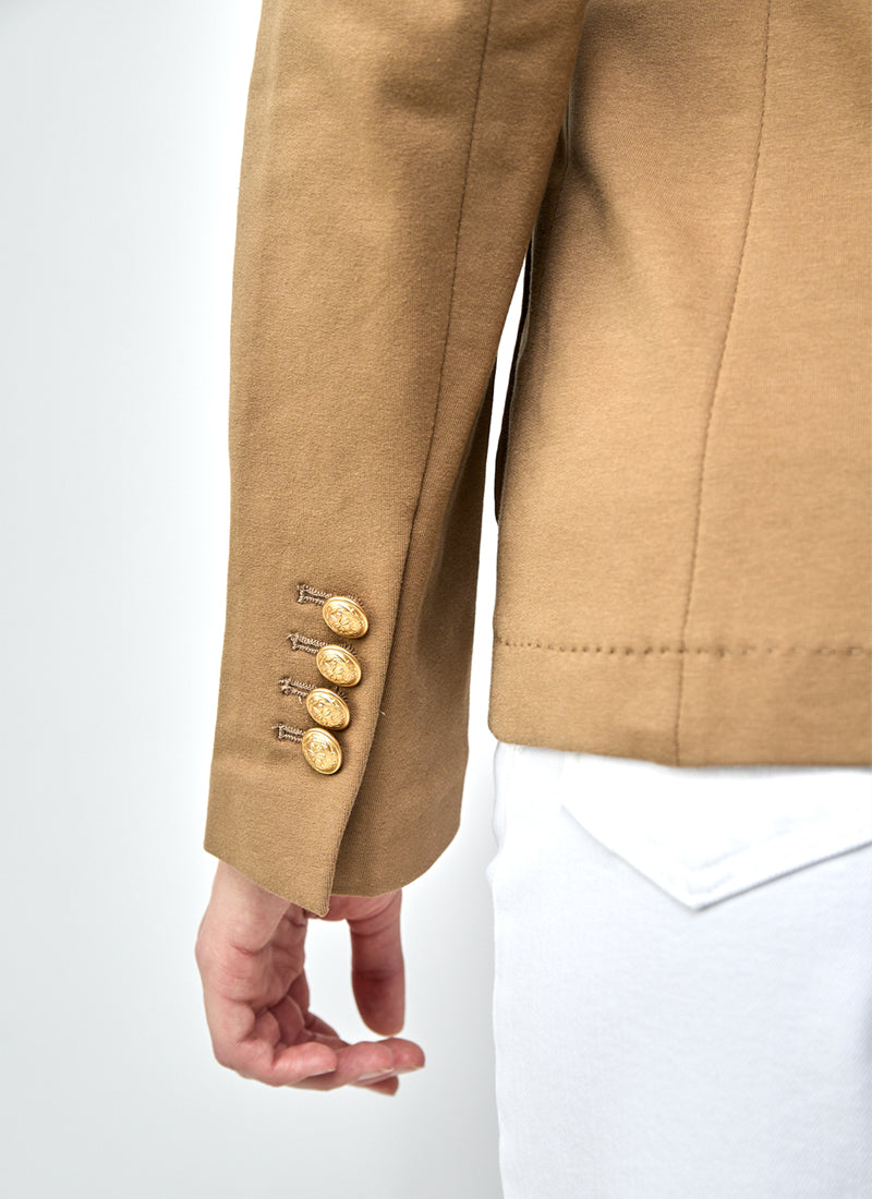 Giacca Cotton Felpa Slim Fit Blazer