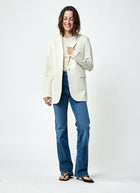 Circolo 1901 Felpina Melange Cotton Felpa Blazer