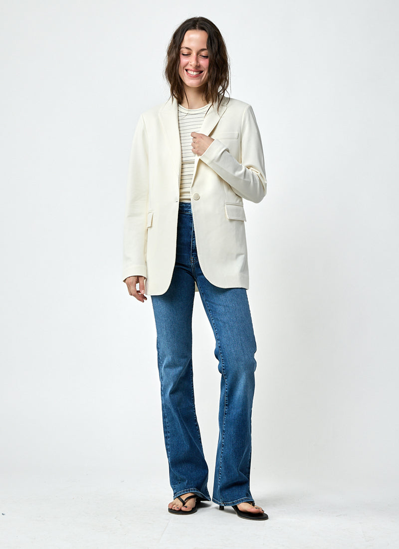 Circolo 1901 Felpina Melange Cotton Felpa Blazer