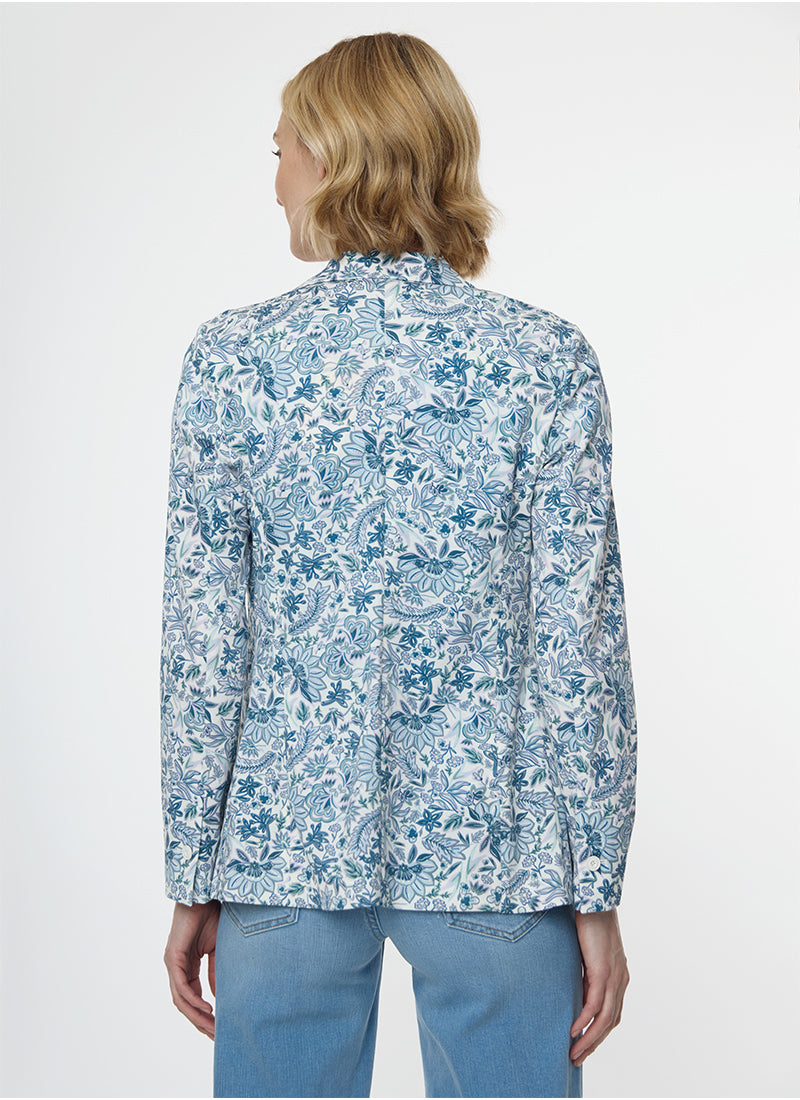 Circolo 1901 Fancy Flowers Long 1 Button Blazer