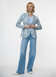 Circolo 1901 Fancy Flowers Long 1 Button Blazer
