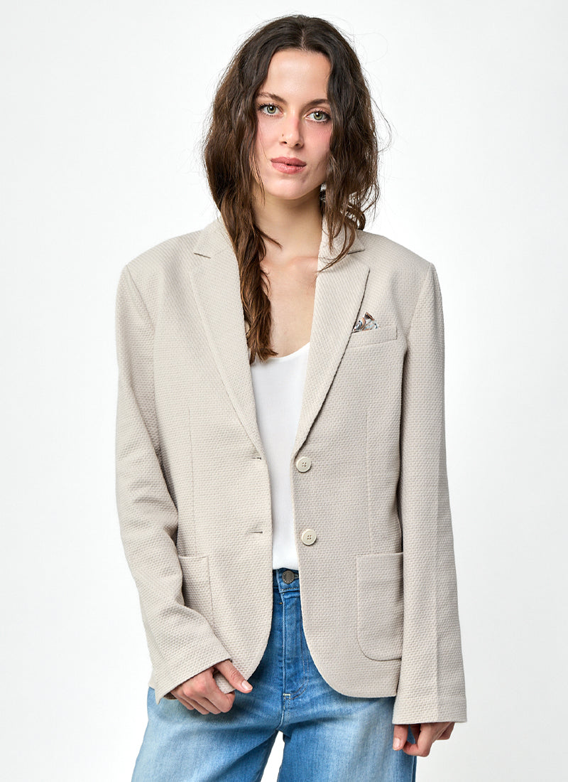 e Giacca Bocciotto Slim Fit Blazer by Circolo 1901 at Andrews 