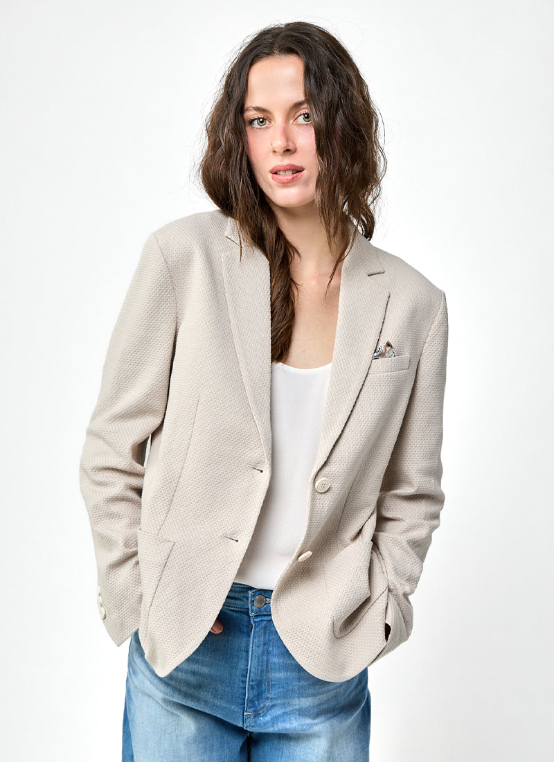 e Giacca Bocciotto Slim Fit Blazer by Circolo 1901 at Andrews 