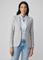 Circolo 1901 Linen Bistretch Slim Long 1 Button Blazer