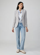 Circolo 1901 Linen Bistretch Slim Long 1 Button Blazer