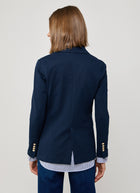Circolo 1901 Oxford Light Dyed Asymmetric Double Breasted Blazer