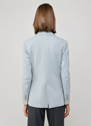 Circolo 1901 Oxford Light Dyed Asymmetric Double Breasted Blazer