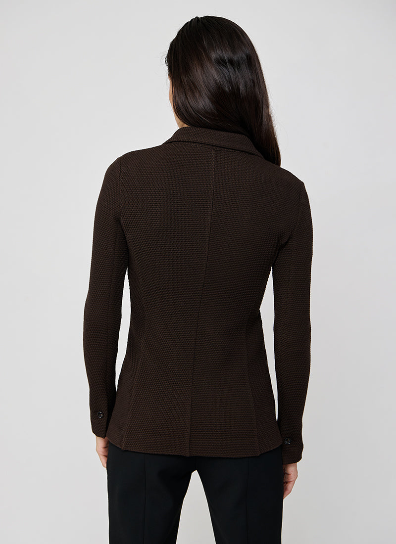Slim Fit 2 Btn Honeycomb Cotec