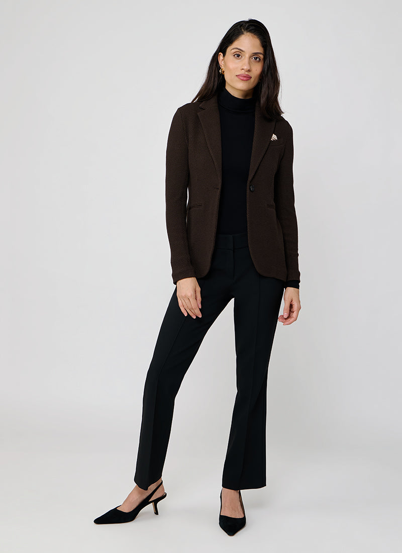 Slim Fit 2 Btn Honeycomb Cotec