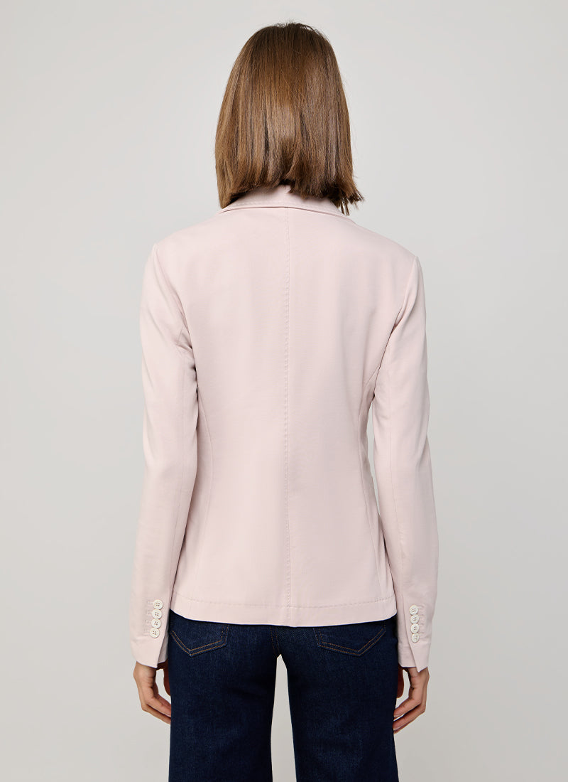 Circolo 1901 Fleece Light Dyed 2 Button Pocket Slim Fit Blazer