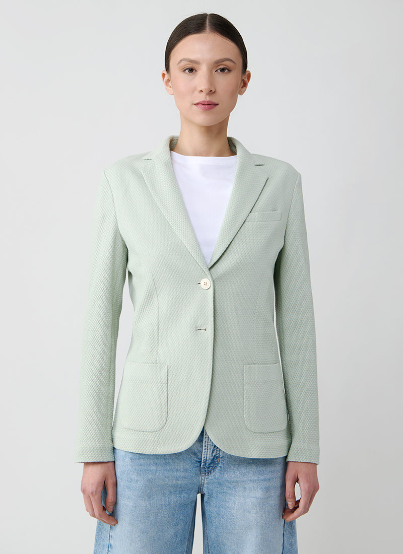Circolo 1901 Honeycomb Short 2 Button Blazer
