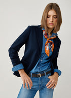 Circolo 1901 Fleece Light Dyed 2 Button Pocket Slim Fit Blazer