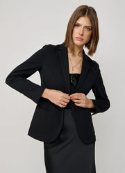 Slim Fit 2 Button Honeycomb Blazer