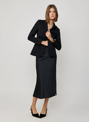 Slim Fit 2 Button Honeycomb Blazer