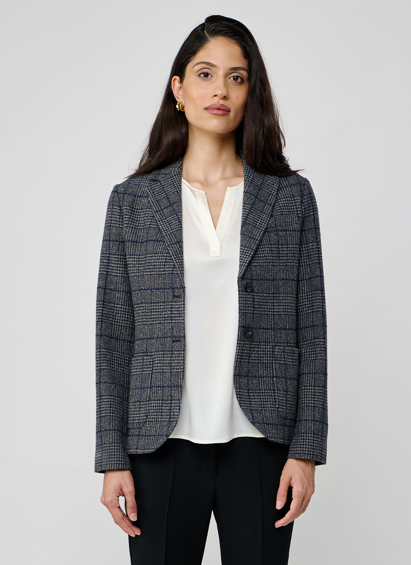 Prince of Wales 2 Button Slim Fit Jacket by Circolo 1901 | Andrews