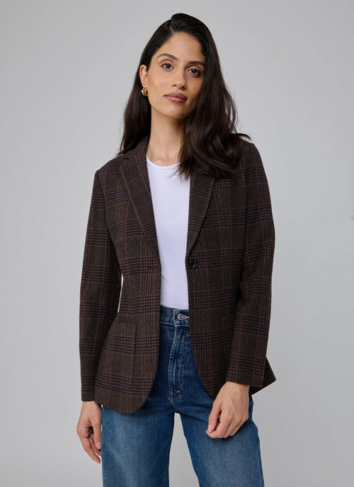 Prince Of Wales Slim Long Jacket by Dea Kudibal at Andrews