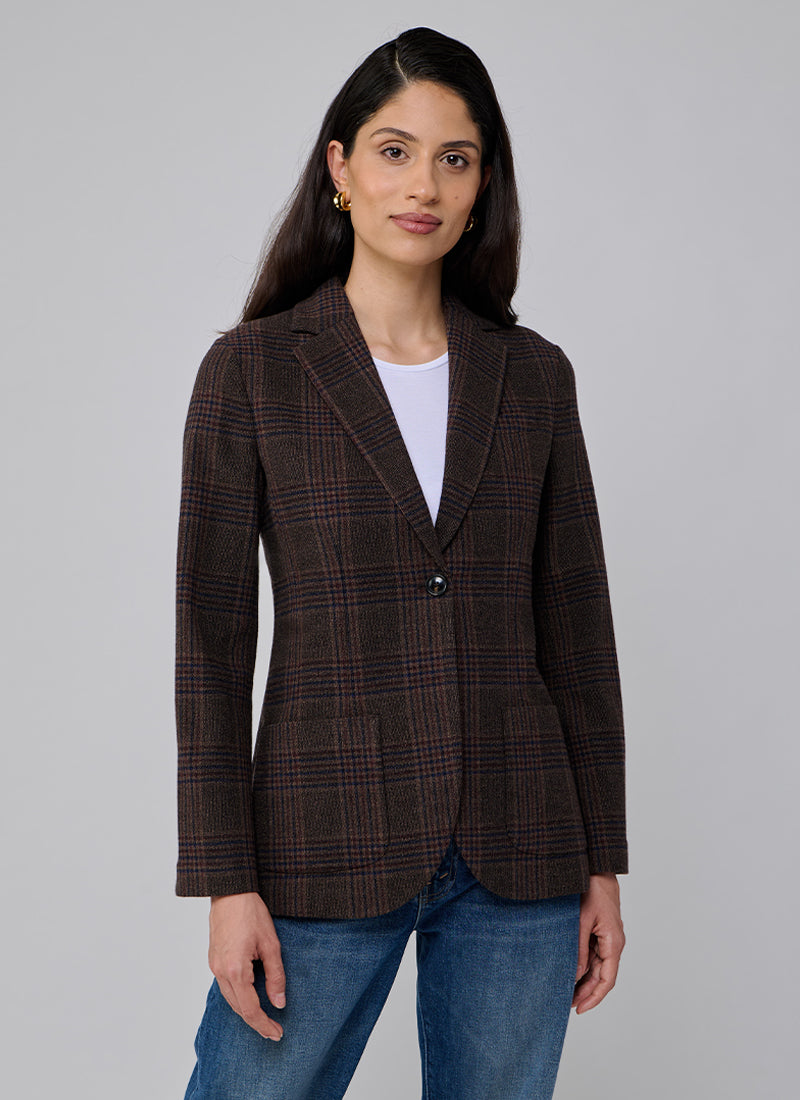 Prince Of Wales Slim Long Jacket by Dea Kudibal at Andrews