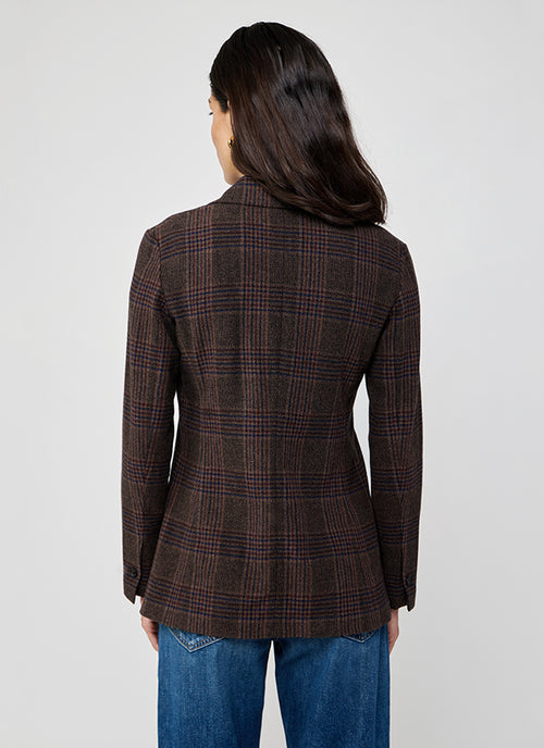 Circolo 1901 Prince Of Wales Slim Long Jacket