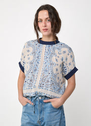 CIRCUS + CO Bandana Print Blouse