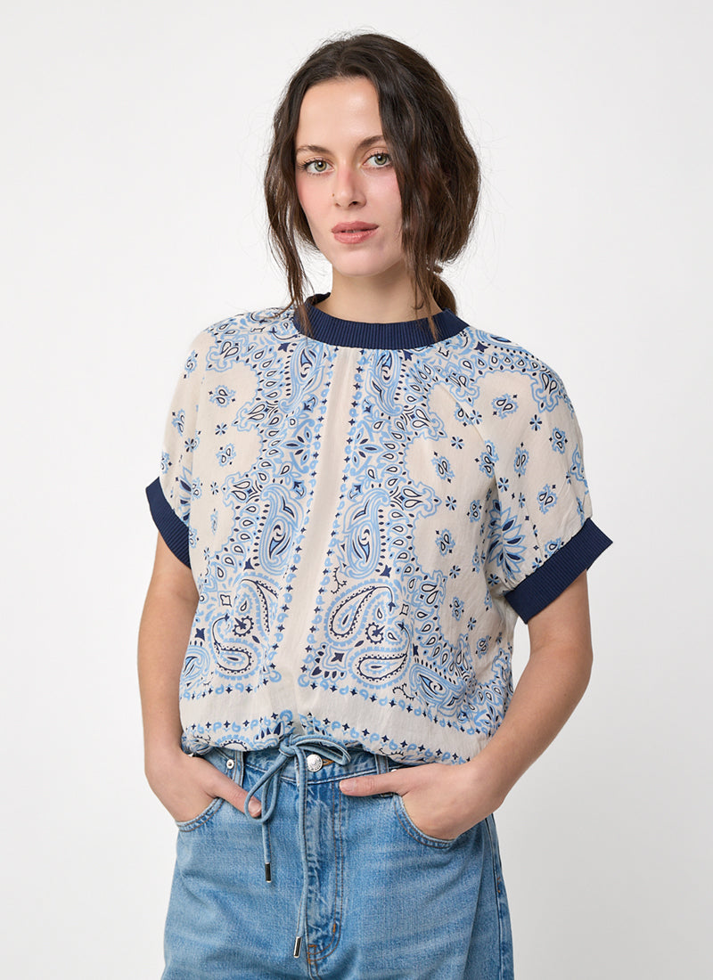  Bandana Print Blouse by CIRCUS + CO at Andrews 